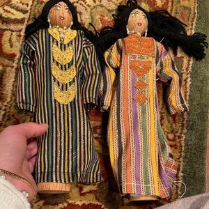 Handmade Colorful Striped Dolls